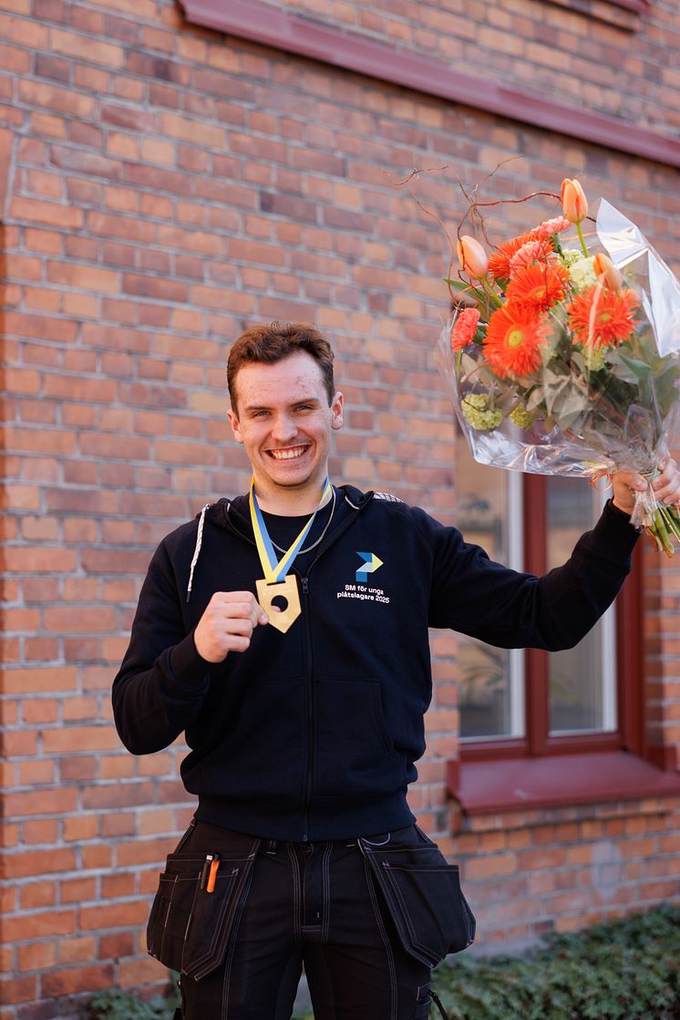 SM-medaljörerna i SM för unga plåtslagare 2025