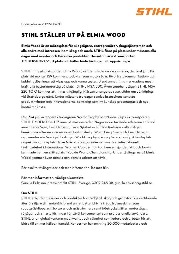 STIHL ställer ut på Elmia Wood .pdf