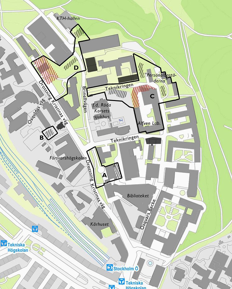 Avgränsning KTH Campus