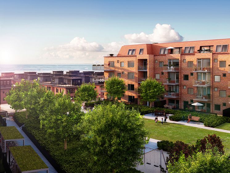 Brf Aqua, Limhamns Ön, Riksbyggen