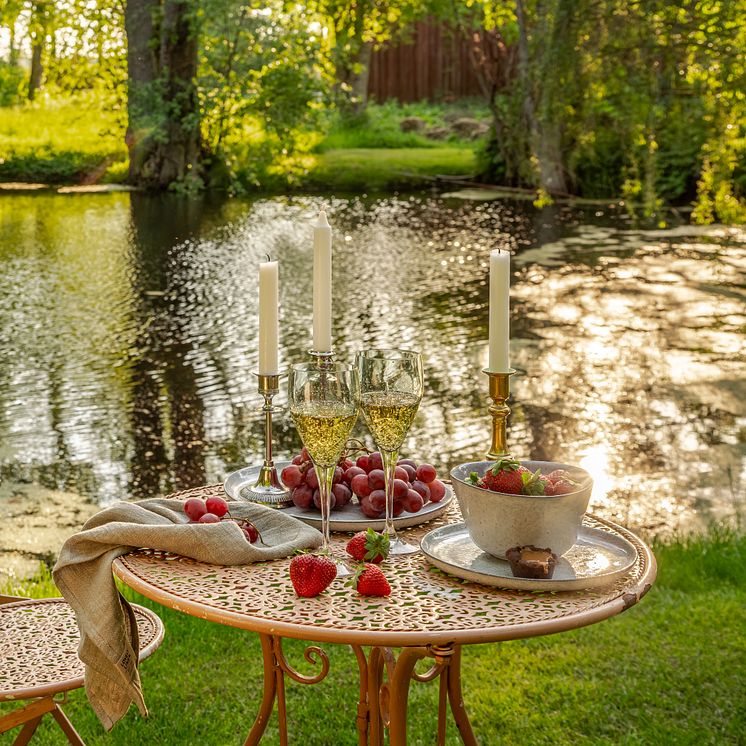 Fyrklövern Pepper, Crown vinglas gröna - sommarinspiration