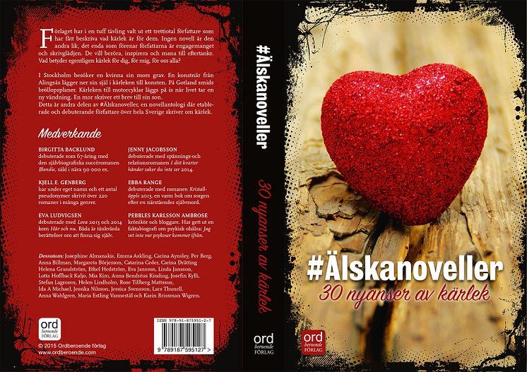 #Älskanoveller - 30 nyanser av kärlek kommer den 22 maj!