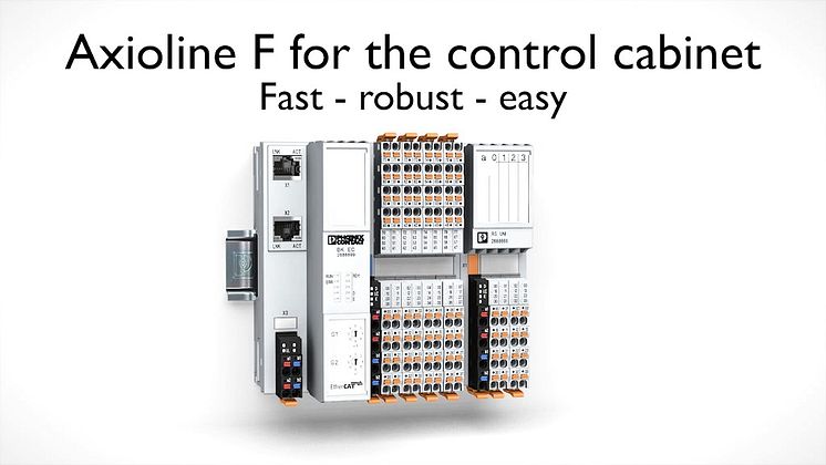 Axio det universella I/O-systemet för alla fältbussar