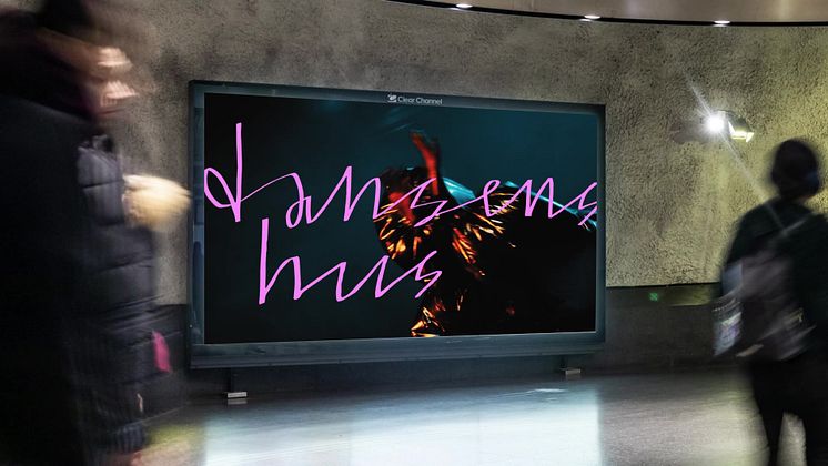 Dansens Hus - Tunnelbanereklam