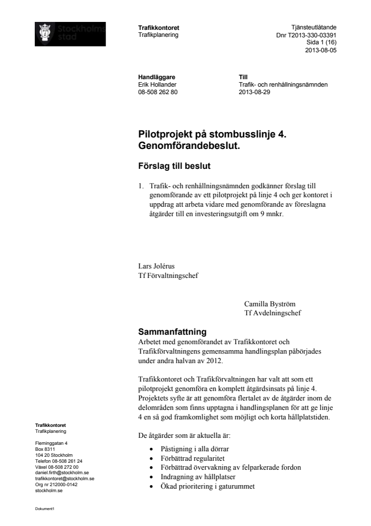 Genomförandebeslut