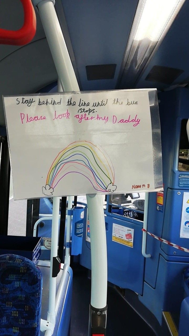 Poster on a Go North East bus
