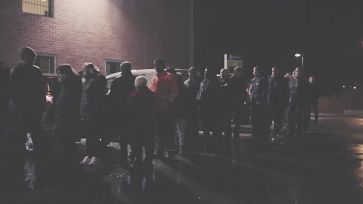 Black Friday-kø ved Megastore Lørenskog