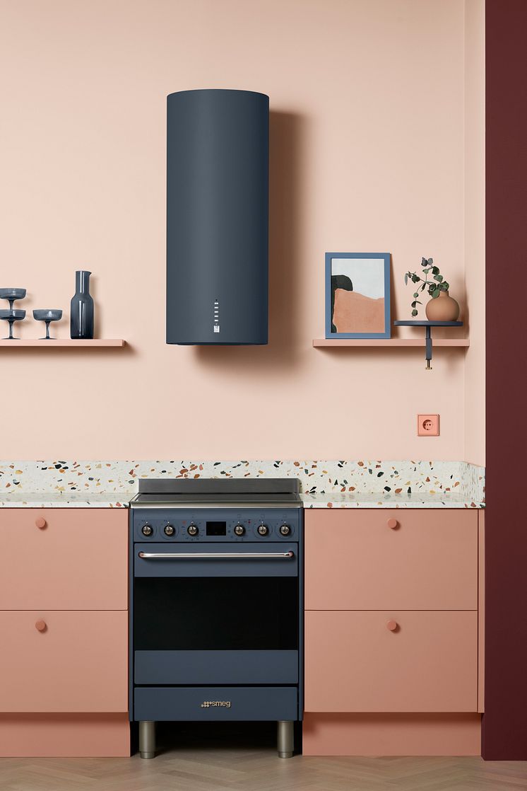 Marbodal x Toniton_Peach_Kitchen_Blue_Stove_Fan