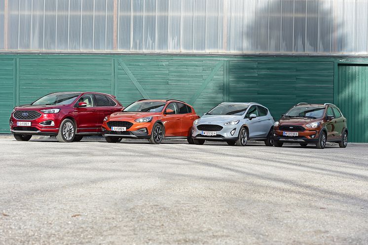 Ford Edge & Active-Produktfamilie