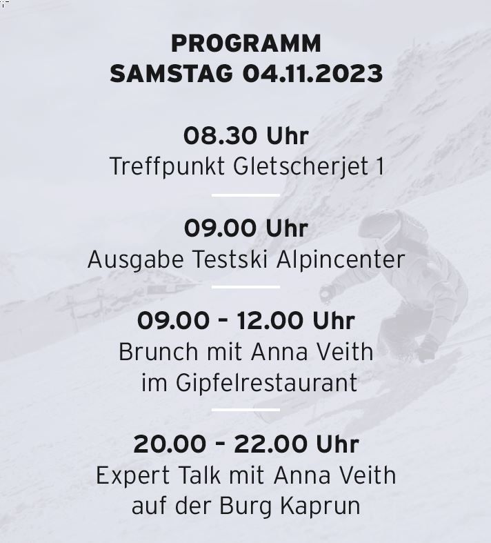 Programm Kaprun