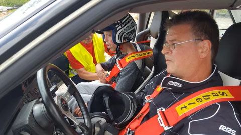I framsätet vid Kumla funktionshindrades motorklubb