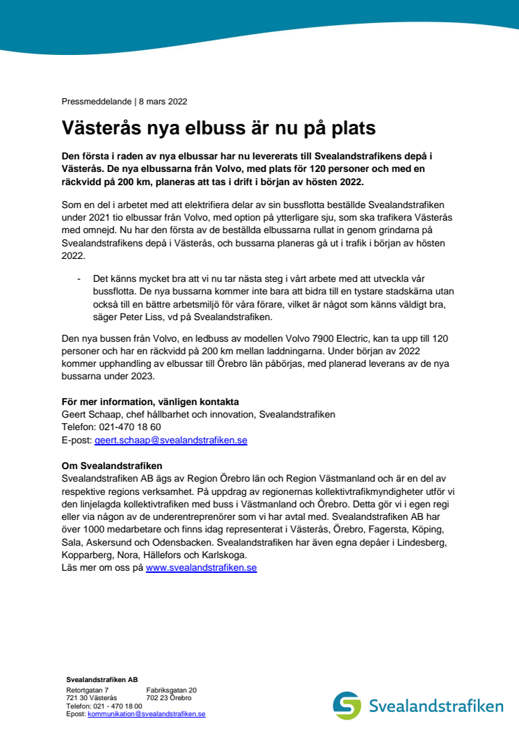 Pressmeddelande_Svealandstrafiken_Västerås nya elbuss är nu på plats.pdf