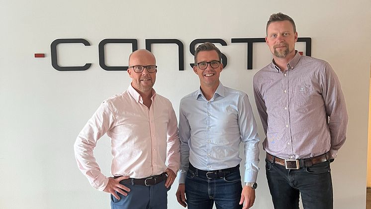 Från vänster, Christer Lund, Fredrik Furgårdh och Simon Svensson