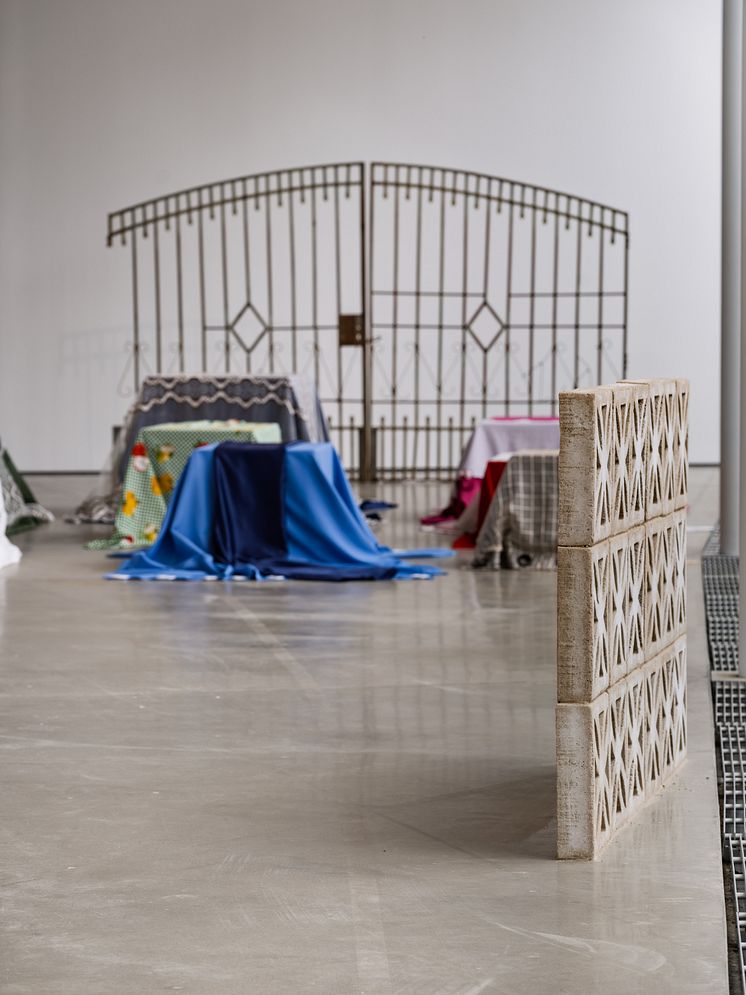 Installationsvy Det som bar mig, Bonniers Konsthall, 2025