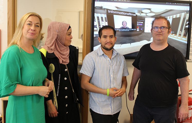Presenterar virtuell vallokal