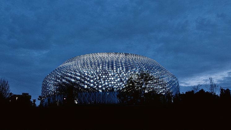Novartis Pavillon – Zero-Energy Media Facade (1)