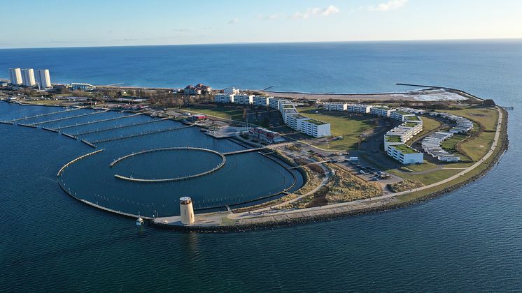 Luftaufnahme Yachthafen Burgtiefe