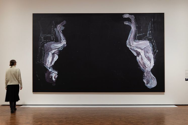 Georg Baselitz Med begge bena først/Feet First