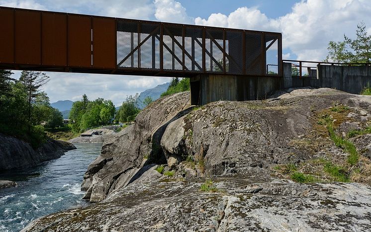 Høsebru in Suldal - Norwegian Scenic Route Ryfylke