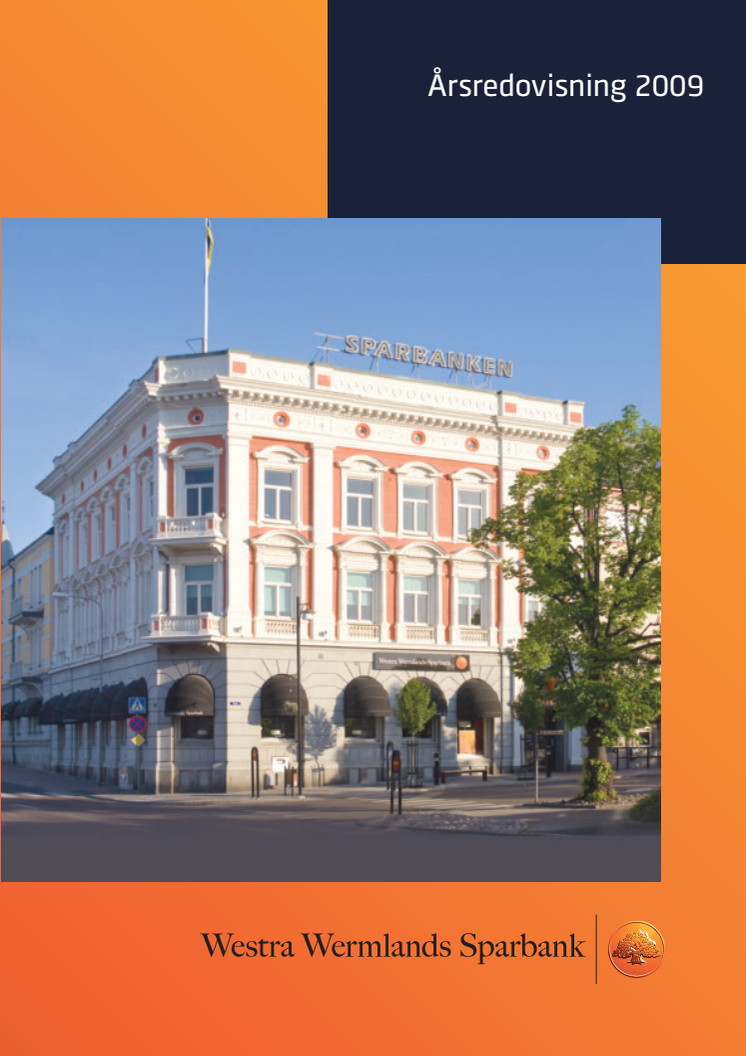 Westra Wermlands Sparbank Årsredovisning 2009