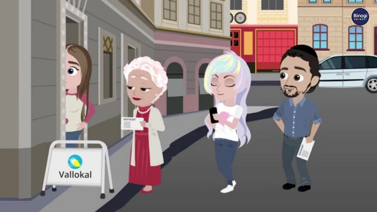 Valet i Sverige 2022 - använd Binogi i undervisningen