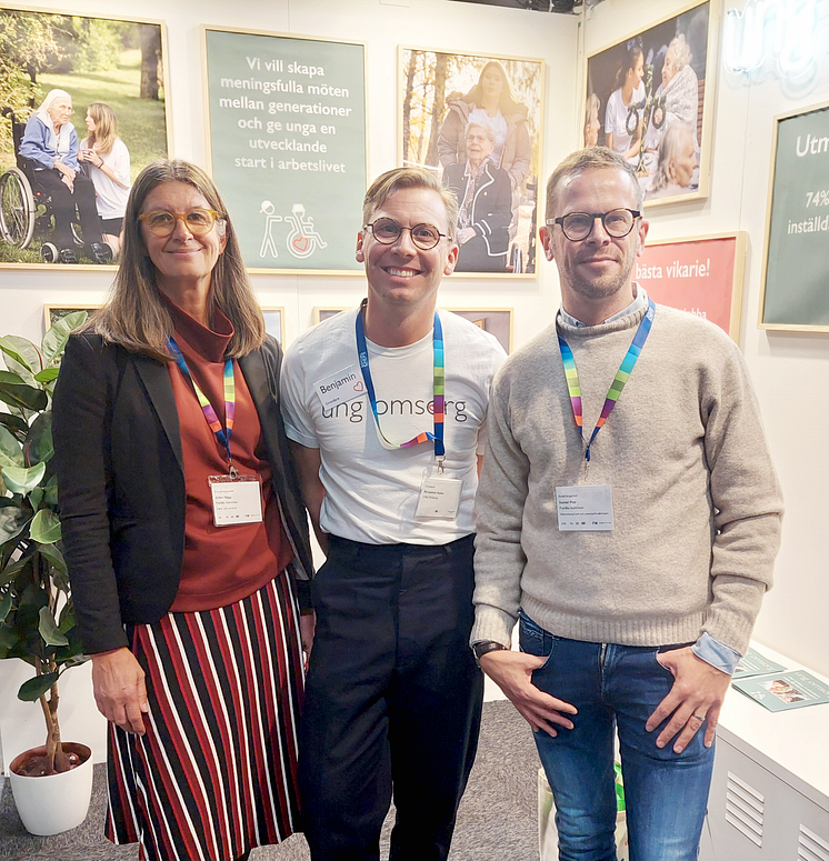 Erika Hägg, Benjamin Kainz och Daniel Pus