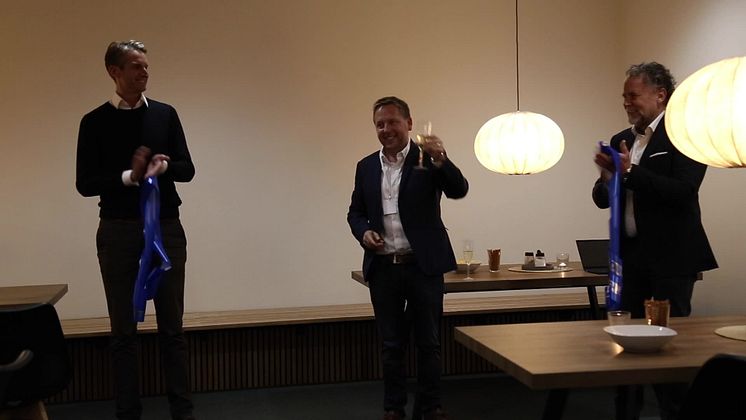 Invigning av nya lokaler hos Arom-dekor Kemi