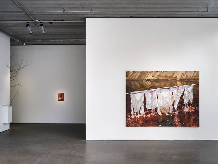 Sara-Vide Ericson och Tilda Lovell, installationsvy Bonniers Konsthall, 2023