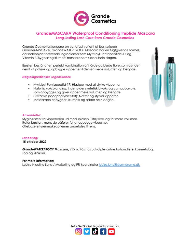 GrandeMASCARA Waterproof Press Release - Dermarome_DK.pdf