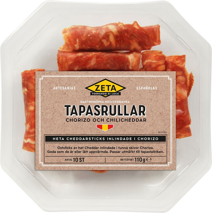 Zeta tapasrullar med chorizo produktbild