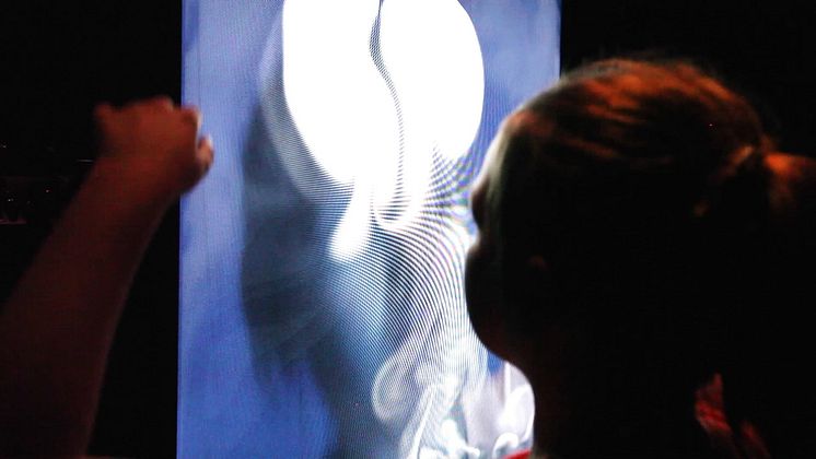 Digital Revolution. The Year´s Midnight, 2011, Rafael Lozano Hemmer, Courtesy of bitforms and Carrol/Fletcher Galleries.