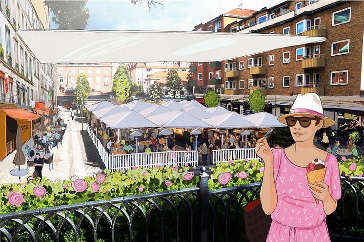 Nya visionsbilder ska utveckla Borås Cityhandel