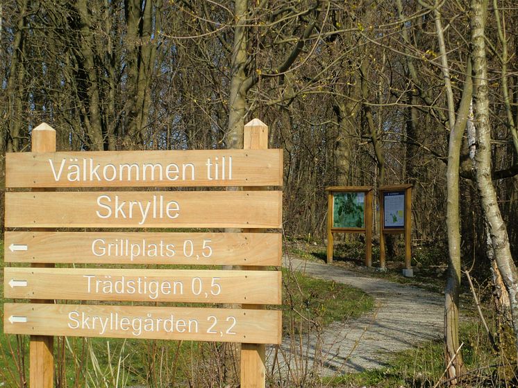 Skrylles nya entré