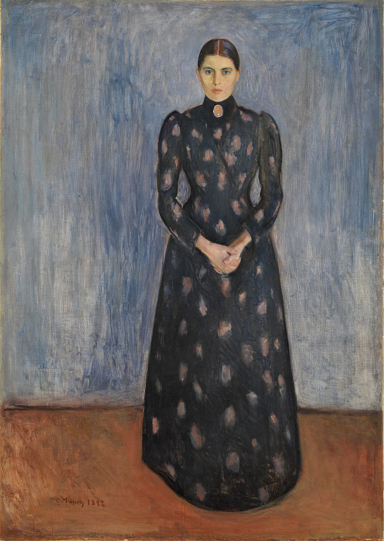 Edvard Munch, "Inger in Black and Violet", 1892