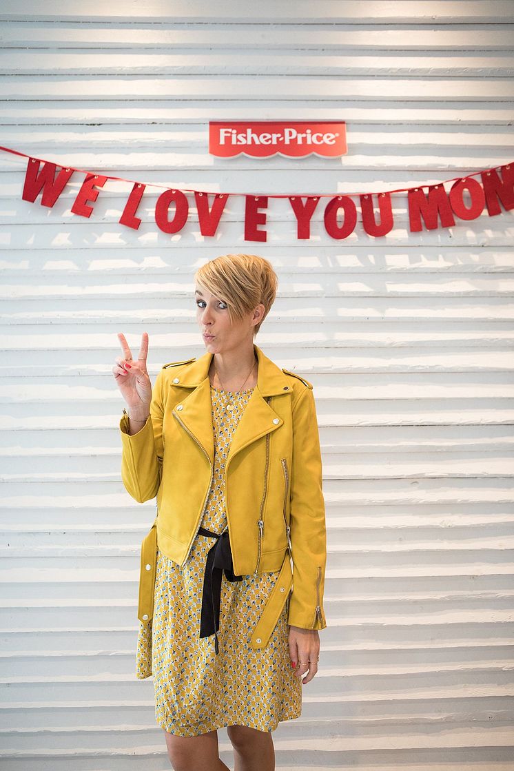 Miriam Jacks beim vierten Fisher-Price Elternbrunch