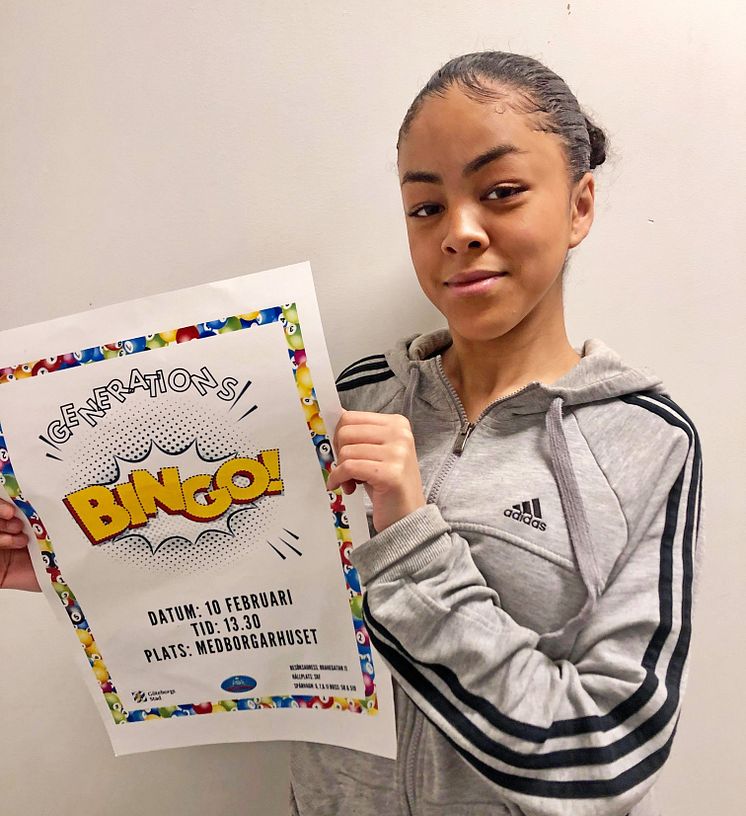 Aya Elfath vill se olika generationer mötas genom bingo. 