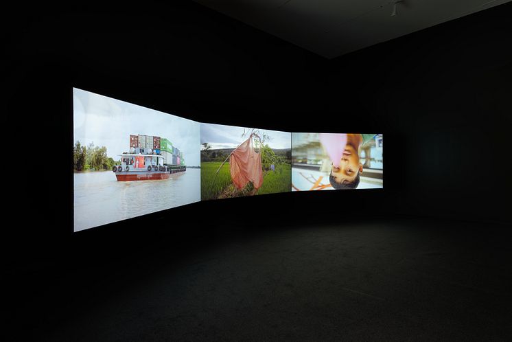 Exhibition view, Between Rivers © Astrup Fearnley Museet, 2024. Photo: Christian Øen