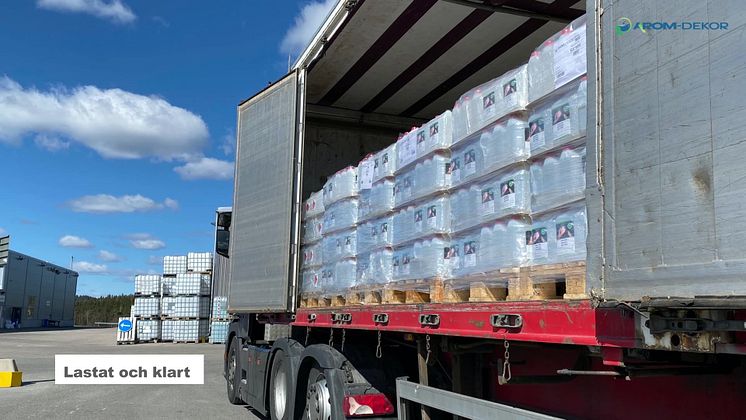 Arom-dekor Kemi, Handsteril från produktion till kund på 24 timmar