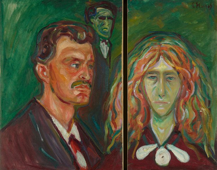 Edvard Munch: Karikert portrett av Tulla Larsen / Tulla Larsen (1905)