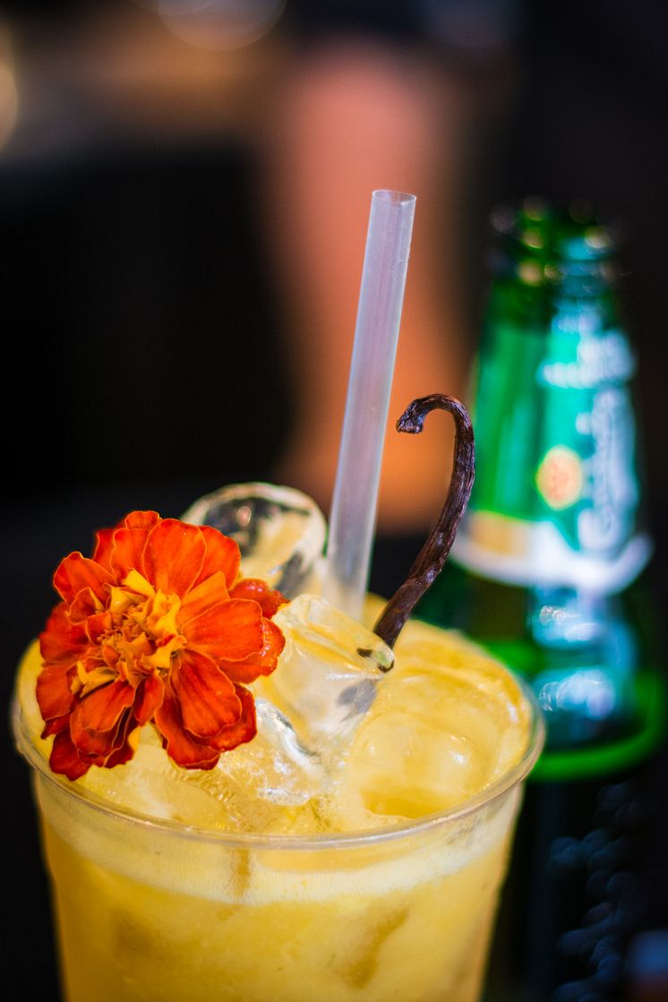 Recovery drink close-up