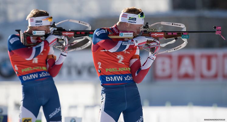Emil og Johannes Pokljuka