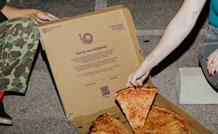 Pizzakartong Frisktandvård 2