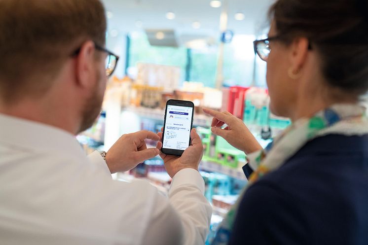 Kundenberatung mit Smartphone