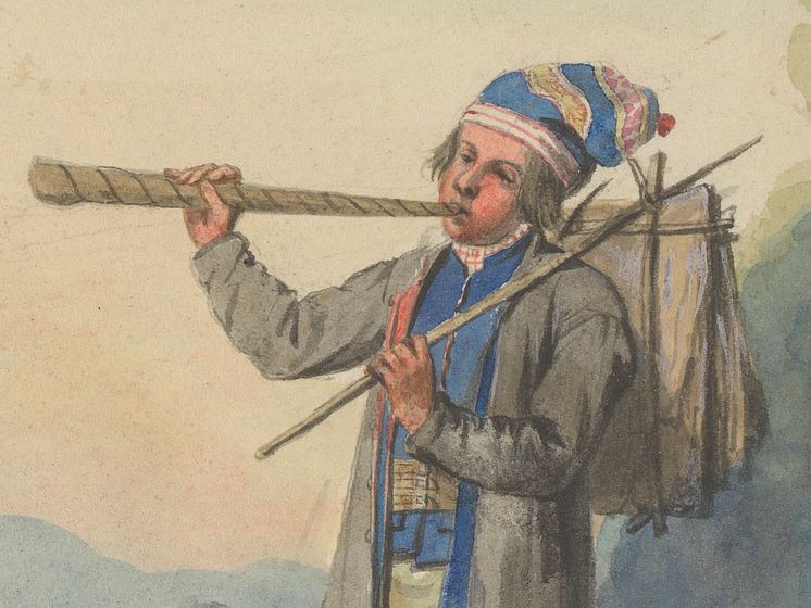 Teckning av Robert Vilhelm Ekman