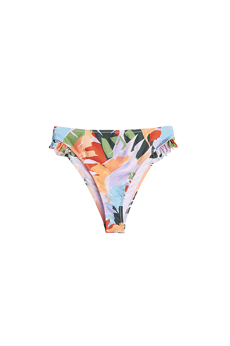 Caroline high waist bikini brief - Foliage