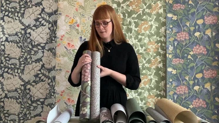Lina presenterar sin första tapetkollektion "LINA"