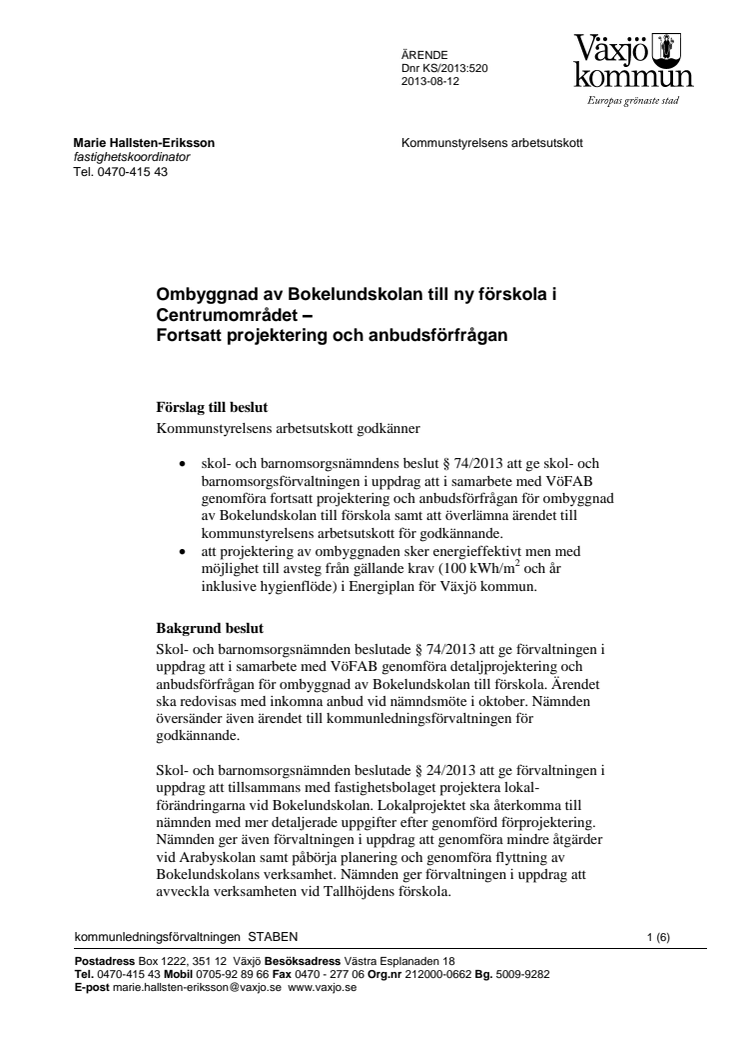 Ombyggnad Bokelund