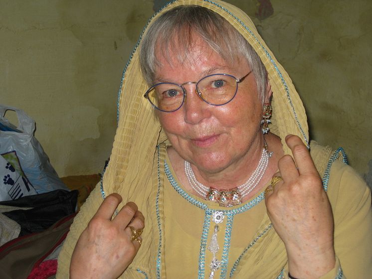 Ingrid Eckerman in Bhopali dress