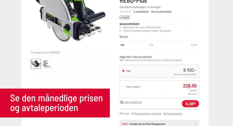 Motek Fleet Management - nå også på motek.no