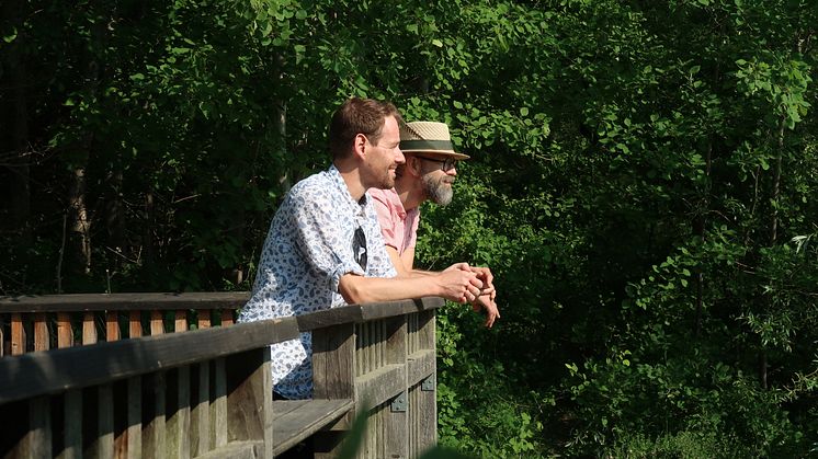 Thomas Rödin Hulth (MP) och Kami Petersen (MP)
